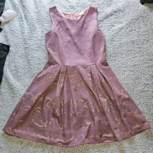 Altar'd State Purple Midi Dress